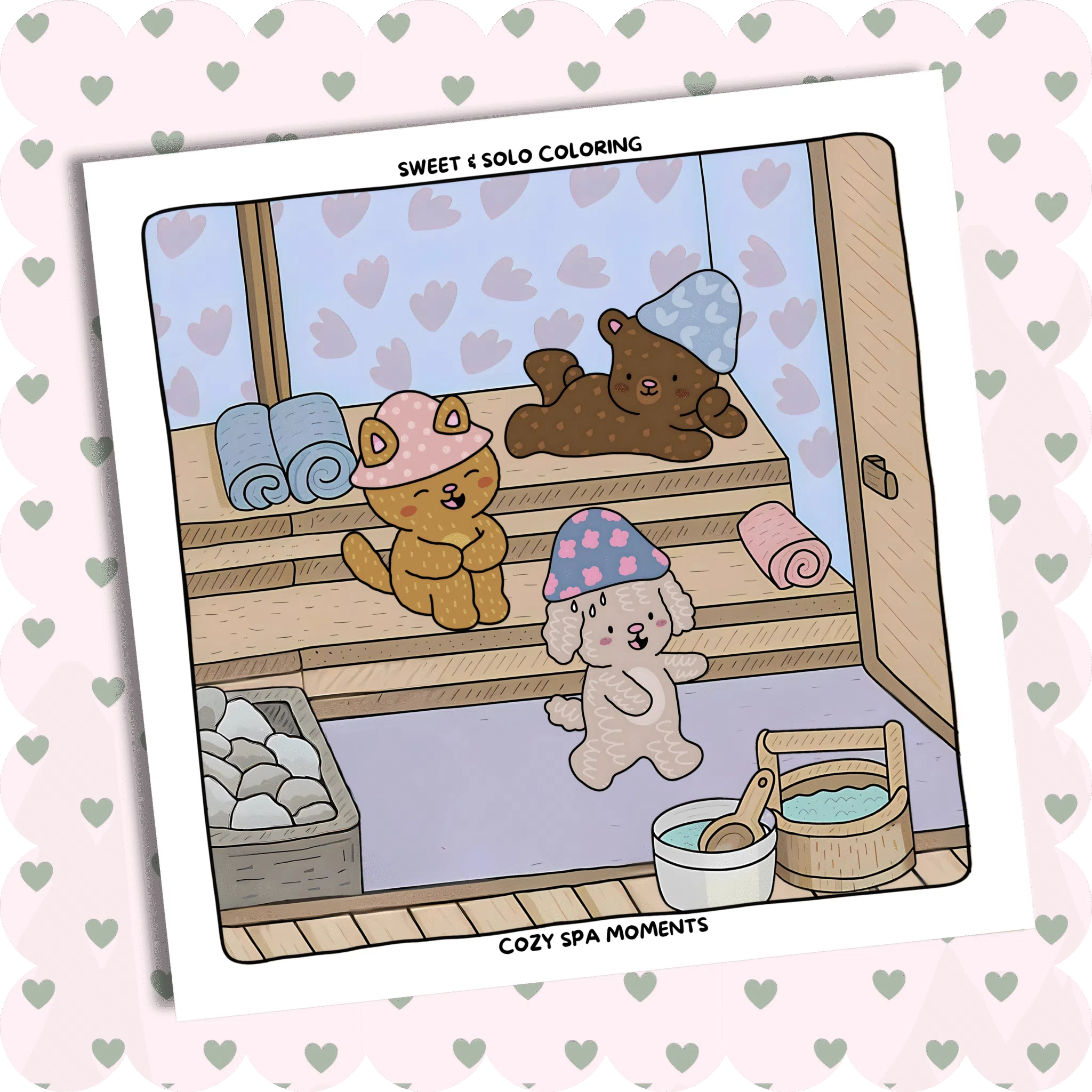 sweet-solo-coloring-cozy-spa-moments-cute-animals-sauna-spa-coloring-page-stress-relief-relaxation-mindfulness